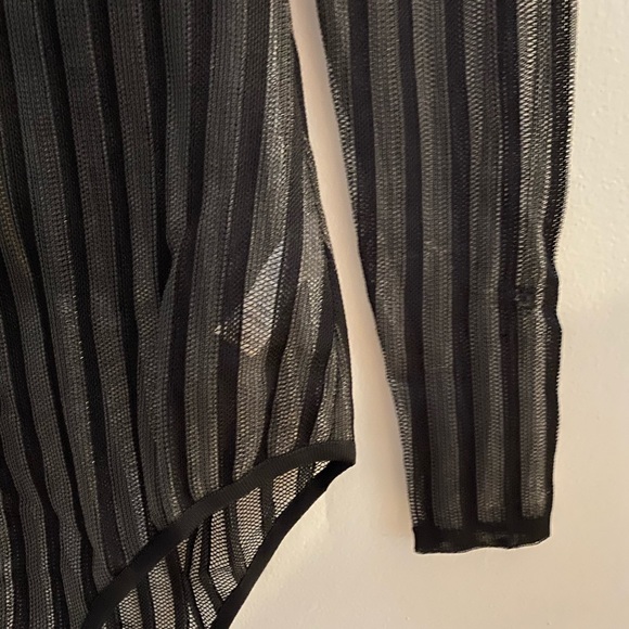 100% Authentic Balmain Stripped Body Suit BNWT - Picture 10 of 16